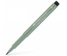 Rašiklis piešimui Faber-Castell PITT Artist Pen B, teptukinis, #172 Earth Žalias