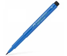 Rašiklis piešimui Faber-Castell PITT Artist Pen B, teptukinis, #143 Cobalt Mėlyna