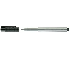Rašiklis piešimui Faber-Castell PITT Artist Pen, 1.5mm, #251 Sidabrinis