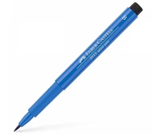 Rašiklis piešimui Faber-Castell PITT Artist Pen B, teptukinis, #143 Cobalt Mėlyna