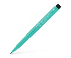 Rašiklis piešimui Faber-Castell PITT Artist Pen B, teptukinis, #161 Phtalo Žalias
