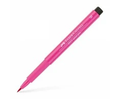 Rašiklis piešimui Faber-Castell PITT Artist Pen B, teptukinis, #129 Rožinė Madder Lake