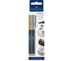 Rašiklių Faber-Castell rinkinys, auksinė+sidabrinė, 250/251, 2vnt/pak