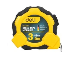 Matavimo juosta DELI 3m, magnetiniu galu