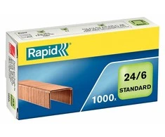 Sąsagėlės Rapid Standart 24/6, 1000 vnt. varinės