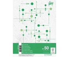 Sąsiuvinis College Circles, A5, 50 lapų, su spirale šone, langeliais