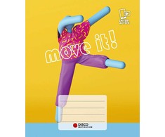 Sąsiuvinis Disco motivation su citatomis, (5-12 klasės), 32 lapų, linijomis