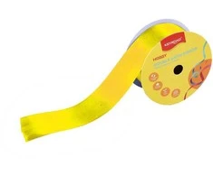 Satino juostelė Keyroad, 38mm x 25 m, geltonos spalvos 220