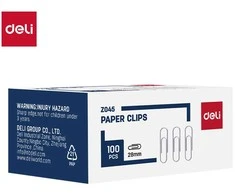 Sąvaržėlės DELI 28mm 100vnt/pak