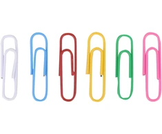 Sąvaržėlės DELI Essential 33mm 100vnt/vnt įvairių spalvų