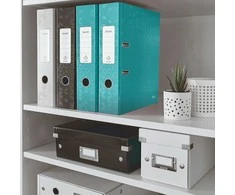 Segtuvas LEITZ 180 WOW POB A4/8cm ledo mėlynas