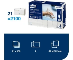 Servetėlės Tork Multifold Premium Extra Soft H2 (100297), 2 sluoksniai, baltos spalvos, 100 lapelių