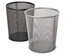 *Šiukšliadėžė Forpus, 13l, metalinė, perforuota sidabro spalvos