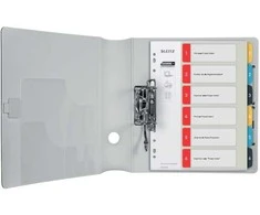 Skiriamieji lapai Leitz Cosy 1-6, Spausdinami, PP, įvairių spalvų