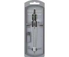 Faber-Castell – Quick-Set Compass Grip sidabrinis (174472)