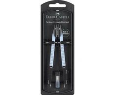 Skriestuvas Faber-Castell Grip, melsvos spalvos