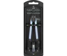 Skriestuvas Faber-Castell Grip, melsvos spalvos