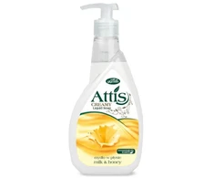 Skystas muilas Attis, Milk and Honey, 400ml