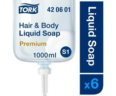 Skystas muilas Tork Shower Kreminis (dušo gelis) S1 (420601), 1l
