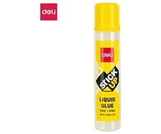 Skysti klijai DELI, 50ml, su tekstiliniu antgaliu