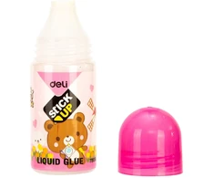 Skysti klijai DELI Funky Bear, 35ml, su antgaliu tekstilei