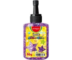 Skysti klijai Keyroad 90ml, su blizgučiais, įvairių spalvų