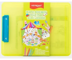 Spalvinimo rinkinys Keyroad PP dėžutėje Cirko žaidimas + flomasteriai