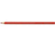 Spalvotas akvarelinis pieštukas Faber-Castell GRIP 2001, tribriaunis, ryškiai raudonos spalvos