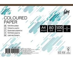 Spalvotas biuro popierius College A4, 80g, rudos spalvos, 500 lapų