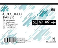 Spalvotas biuro popierius College A4, 80g, juodos spalvos, 500 lapų
