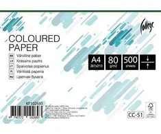 Spalvotas biuro popierius College A4, 80g, tamsiai žalios spalvos, 500 lapų