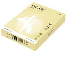 Spalvotas biuro popierius IQ, A4, 160g, YE23 , geltonos spalvos, 250 lapų