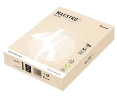 Spalvotas biuro popierius IQ, A4, 160g, CR20, kreminės spalvos, 250 lapų