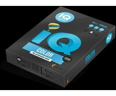 Spalvotas biuro popierius IQ, A4, 80g, B100, juodos spalvos, 500 lapų