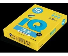 Spalvotas biuro popierius IQ, A4, 80g, IG50, garstyčių geltonos spalvos, 500 lapų