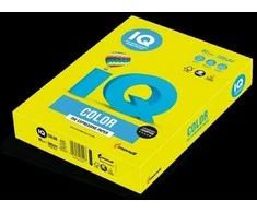 Spalvotas biuro popierius IQ, A4, 80g, NEOGB, neoninės geltonos spalvos, 500 lapų