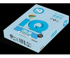Mondi Spalvotas biuro popierius IQ, A4, 80g, OBL70, šaltos mėlynos spalvos, 500 lapų