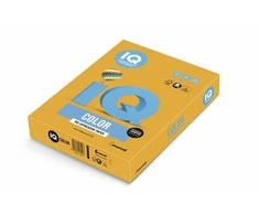 Spalvotas biuro popierius IQ A4,160g, MO15 oranžinės spalvos, 250 lapų