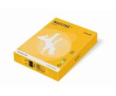 Igepa Spalvotas biuro popierius IQ A4,160g SY40, saulės geltonos spalvos, 250 lapų