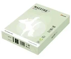 Spalvotas biuro popierius IQ,A4,160g, GN27 žalios spalvos, 250 lapų