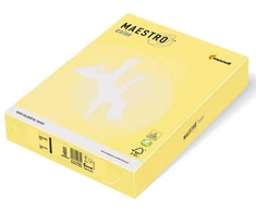 Spalvotas biuro popierius IQ,A4,160g, ZG34, citrinos geltonos spalvos, 250 lapų