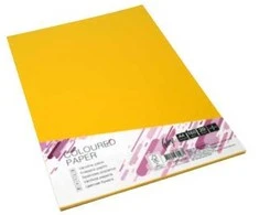 Spalvotas kartonas College A4 20 lapų, 160g/m2, auksinės spalvos, AG10