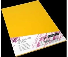 Spalvotas kartonas College A4 20 lapų, 160g/m2, auksinės spalvos, AG10