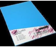 Spalvotas kartonas College A4 20 lapų, 160g/m2, mėlynos spalvos AB48