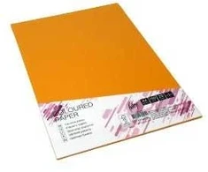 Spalvotas kartonas College A4 20 lapų, 160g/m2,oranžinės spalvos, MO15