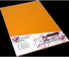 Spalvotas kartonas College A4 20 lapų, 160g/m2,oranžinės spalvos, MO15