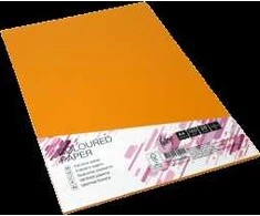 Spalvotas kartonas College A4 20 lapų, 160g/m2,oranžinės spalvos, MO15
