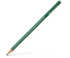 Pieštukas Faber-Castell Sparkle HB, žalios spalvos korpusas