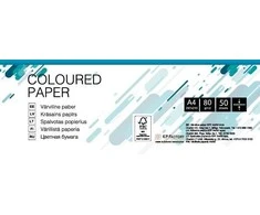 Spalvotas popierius College, A4, 80g, DB49, tamsiai mėlynos spalvos, 50 lapų