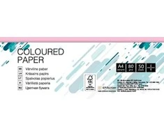 Spalvotas popierius College, A4, 80g, OPI74, flamingo rožinės spalvos, 50 lapų